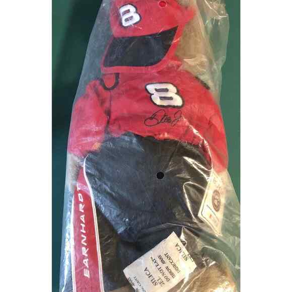 Bear Doll NASCAR Dale Earnhardt Jr Autographed Boyds Collection New Christmas - Picture 1 of 8